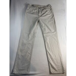 Levis 514 Straight Leg Jeans Men's 34x34 Medium Wash Beige Khaki Pants